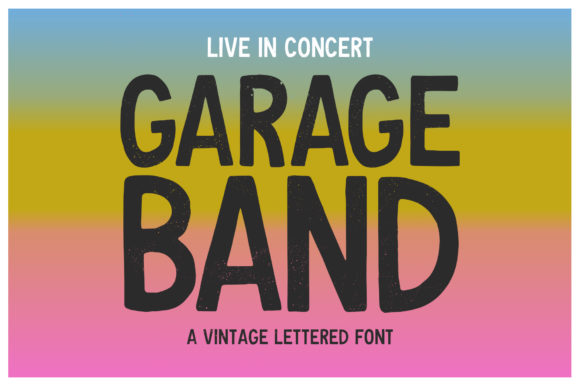 A Designer's Review of Garage Band: A Distinct Display Font