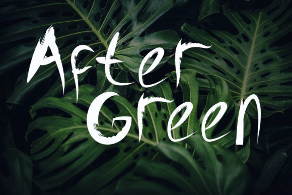 After Green: A Maker's Essential Display Font