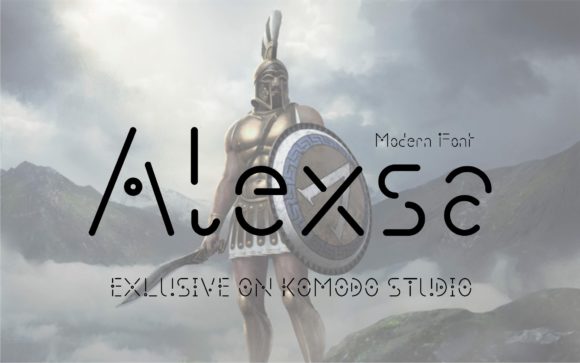 Alexsa: A Modern Display Font for Futuristic Branding