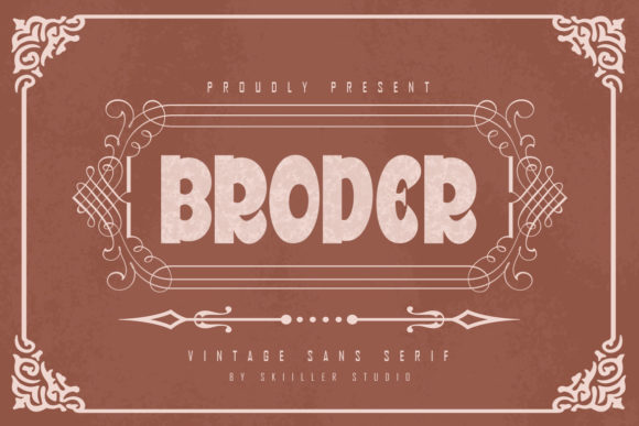 An Expert Review of the Broder Display Font