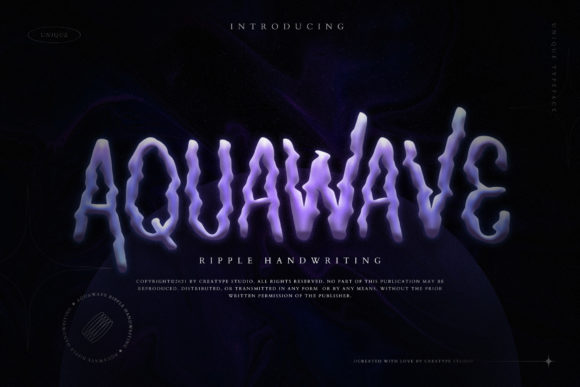 Aquawave Font Review: A Fluid Display Typeface