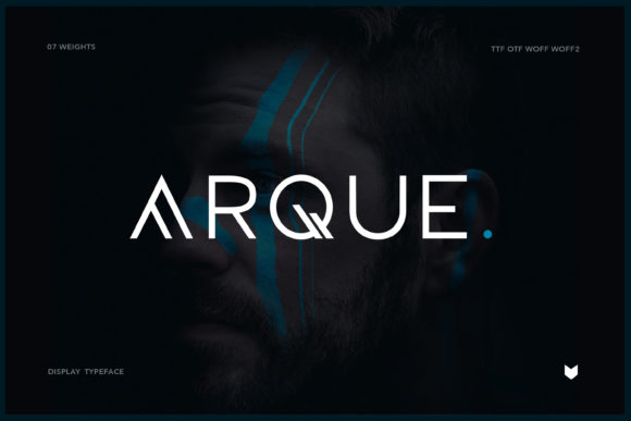 Arque: A Modern Geometric Font for Digital Layouts