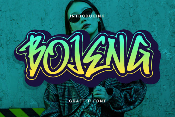 Bojeng: A Modern and Creative Display Font for Web Design