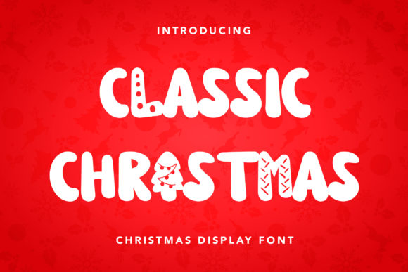 Classic Christmas: A Jolly Display Font for Festive Branding