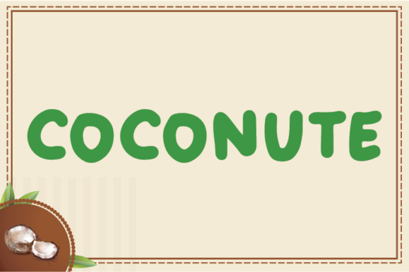 Coconute: A Friendly Display Font for Modern Web Design