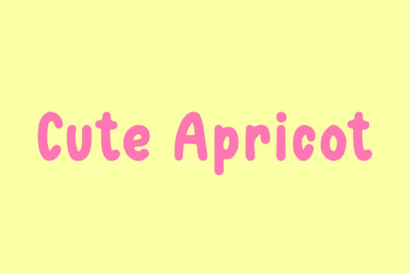 Cute Apricot: A Clean and Adaptable Display Font for Editorial Stories