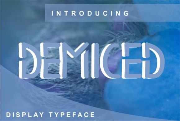 Demiced: A Clean Display Font for Editorial Design