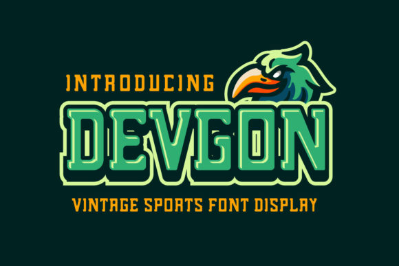 Devgon: The Bold Display Font for Crafters & Sellers
