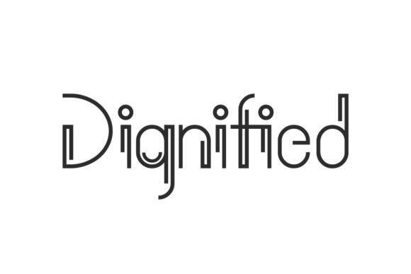 Dignified is a Display Font Built for Campaign Impact