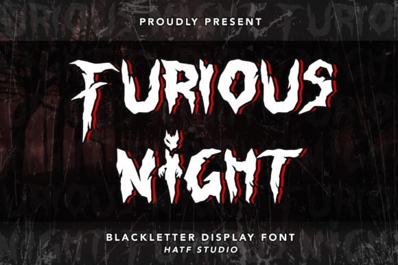Furious Night: The Gothic Display Font for Modern Marketers