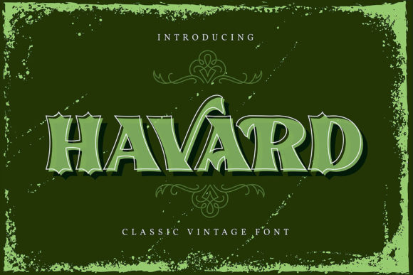 Havard: A Bold Display Font for Impactful Design