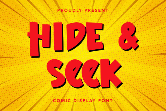 Hide and Seek: A Playful Display Font for Creative Branding