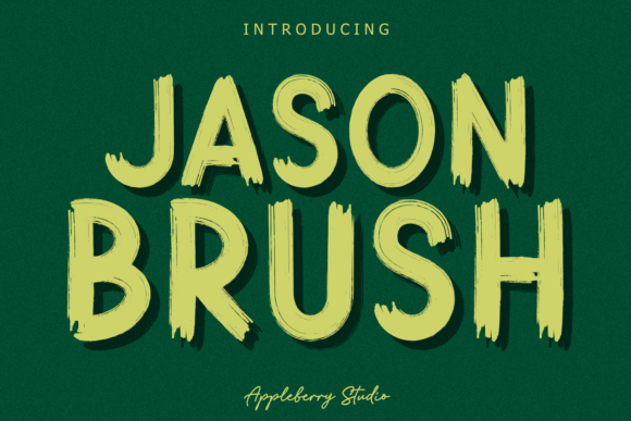 Jason Brush: A Playful Display Font for Modern Campaigns