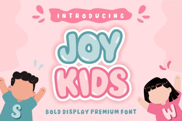 Joykids: A Display Font for Friendly Editorial Design