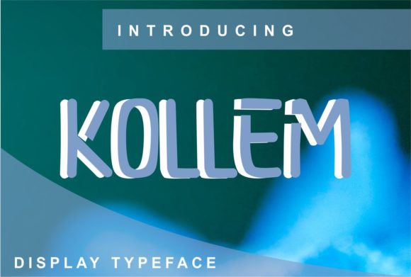 Kollem: A Modern Display Font for Makers and Creators
