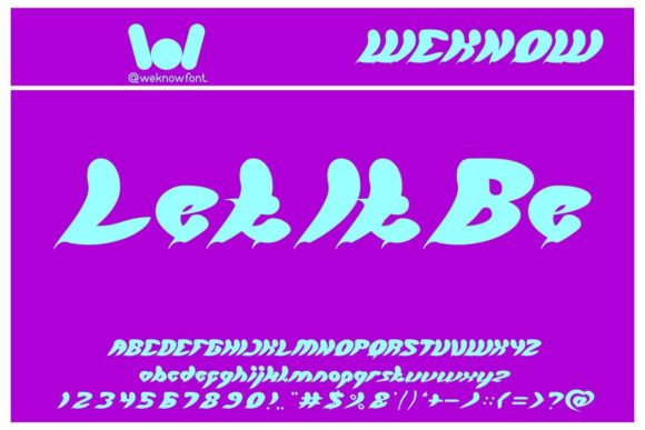 Let It Be: A Distinctive Display Font for Crafters