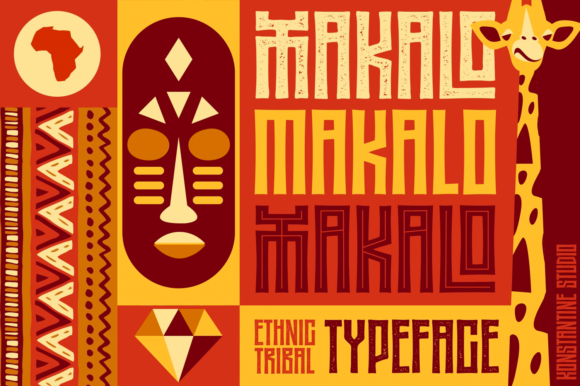 Makalo: A Vintage Display Font for Crafters and Makers