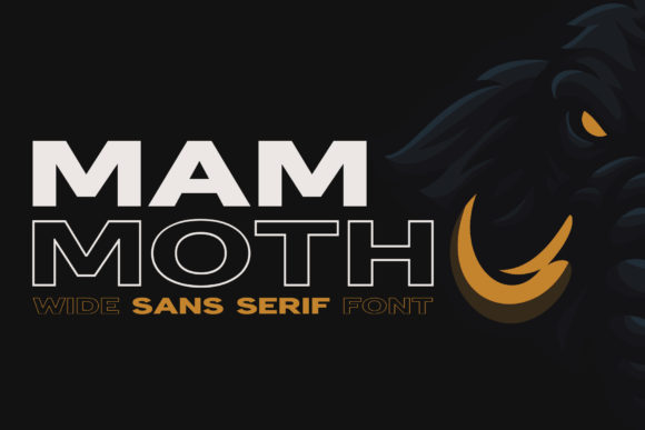 Mammoth Display Font: Bold Typography for Branding Projects