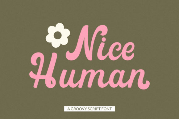 Nice Human: A Bold and Stylish Display Font for Makers