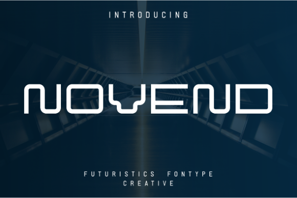 Novend: A Modern Display Font for Digital Projects