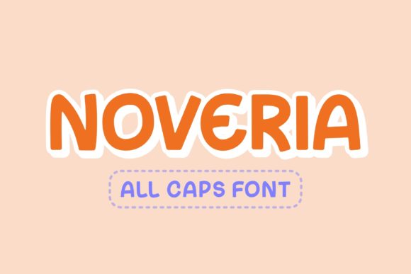 Noveria: A Playful Yet Professional Display Font for Modern Creators