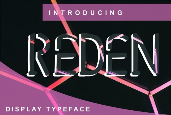 Reden: The Simple Display Font for Editorial Design