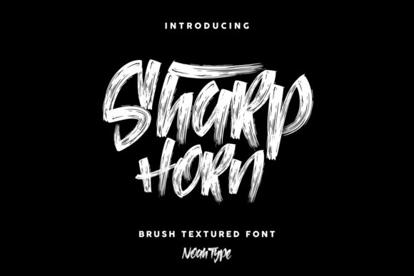 SharpHorn: The Urban Display Font for Campaigns
