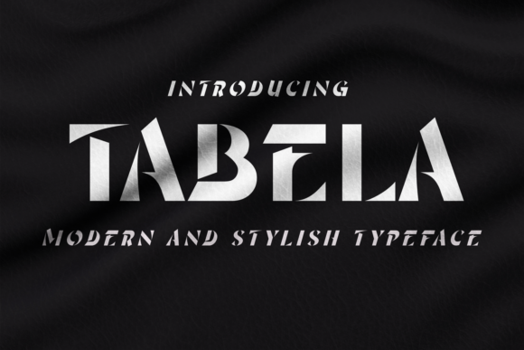 Tabela: A Bold Font for Modern Craft Projects