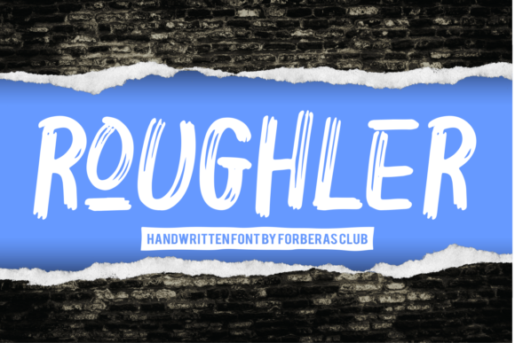 Testing the Roughler Font for a Modern Portfolio Website