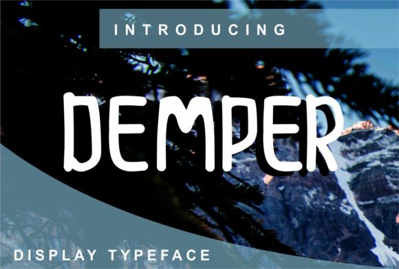 The Demper Font: A Clean Display Typeface for Creative Products