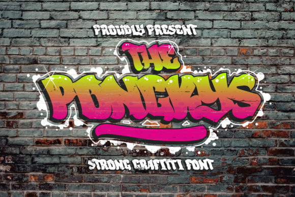 The Ponkys: A Graffiti-Styled Display Font for Bold Campaigns