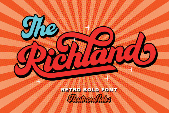 The Richland: An Editorial Designer’s Take on a Bold Retro Font