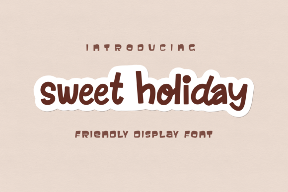 The Sweet Hoilday Font: A Jolly Asset for Digital Design