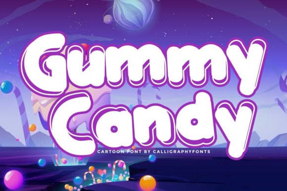 Using Gummy Candy Font for Branding and Creative Projects