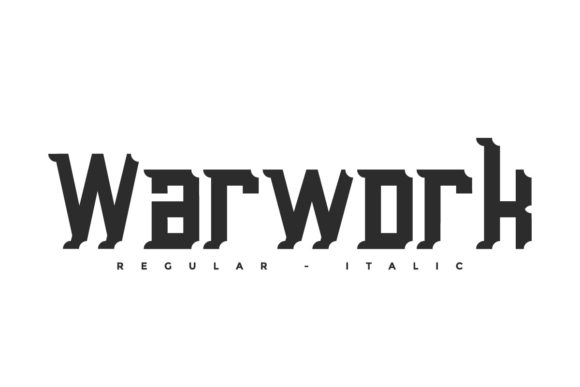 Warwork: The Bold Display Font for Impactful Campaigns
